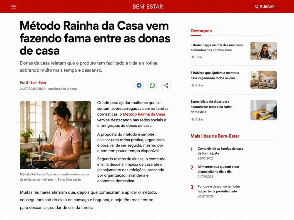 Desafio Rotina Imparável na mídia